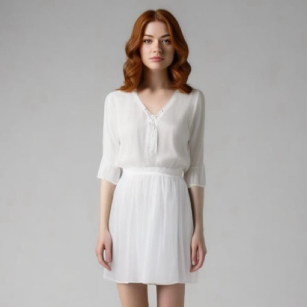 Divided by H&M White Summer Dress